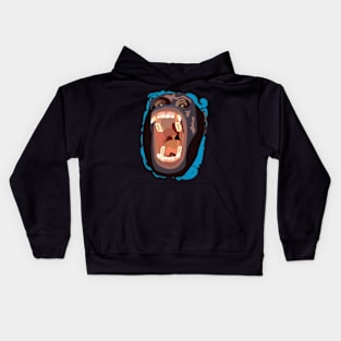 Screaming Chimp Kids Hoodie